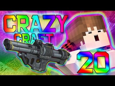 Minecraft: ROCKET LAUNCHER BAZOOKA MOD! Crazy Craft 2.0 Modded Survival w/Mitch! Ep. 20 (Crazy Mods)