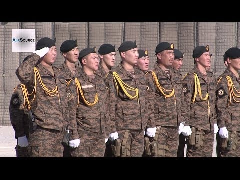 Mongolian soldiers receive NATO medals for time in Afghanistan