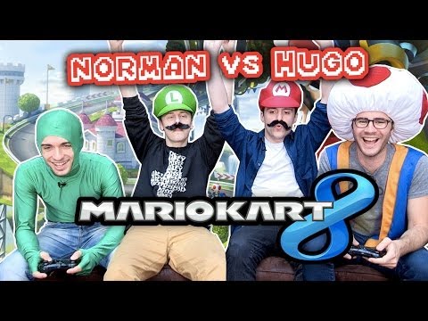 Norman VS Hugo sur Mario Kart 8 !