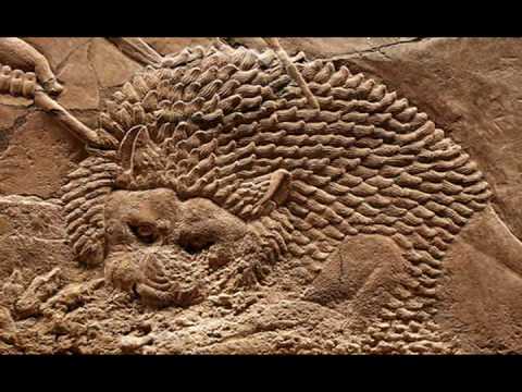 Assyrian lion hunt