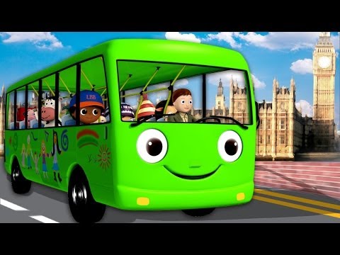 Wheels On The Bus | Nursery Rhymes | HD Version