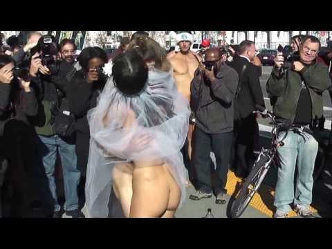 Nude Wedding at San Francisco City Hall