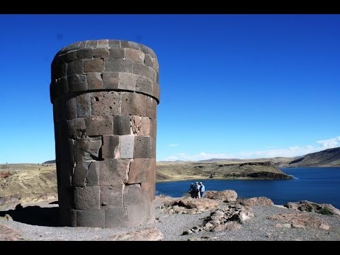 Ancient Energy Generating Towers Of Lake Titicaca Peru