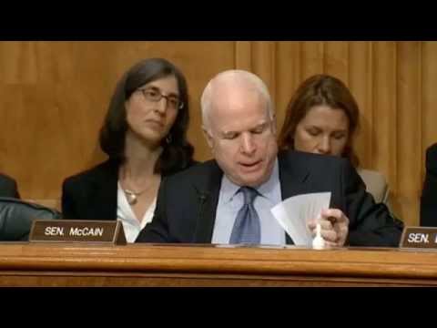 Senate John McCain Grills Panel on Child Immigration Crisis