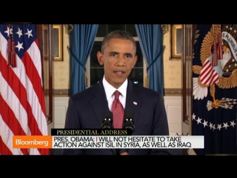 Sept. 10 (Bloomberg) -- President Barack Obama speaks about the U.S. leading a \