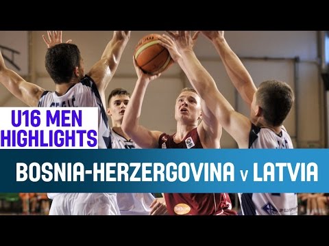 Bosnia-Herzegovina - Latvia - Highlights - 1st Round - 2014 U16 European Championship