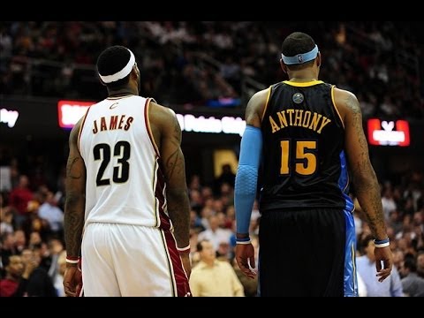 Carmelo Anthony's 40 points vs. LeBron James' 43 points highlights: Nuggets vs. Cavaliers (2.18.10)