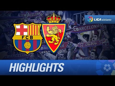 Resumen de FC Barcelona B (4-1) Real Zaragoza - HD