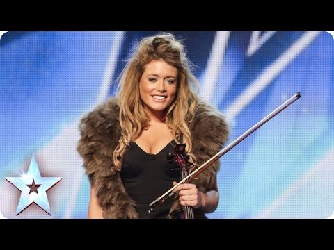 Posh violinist Lettice Rowbotham gives the Judges something new | Britain's Got Talent 2014