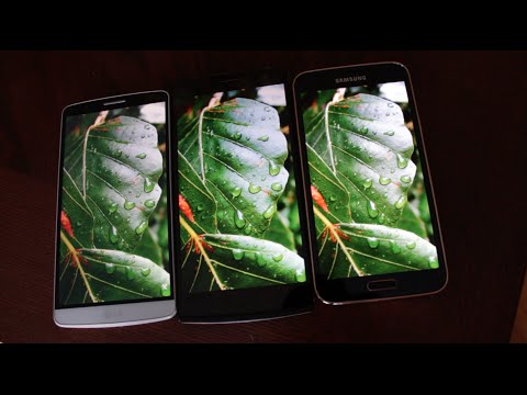 Quad HD Display Comparison (LG G3 vs Oppo Find 7 vs Samsung Galaxy S5 LTE-A)