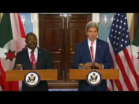 Secretary Kerry Delivers Remarks With Burundi President Nkurunziza