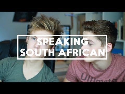 Speaking South African