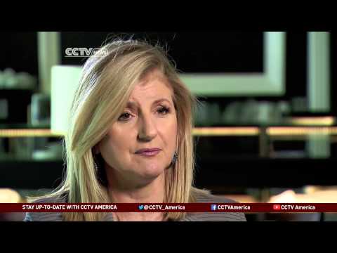 BizAsiaAmerica Interview with Arianna Huffington at Davos 2014