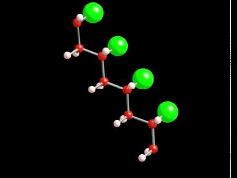 Model of polyvinylchloride (PVC)