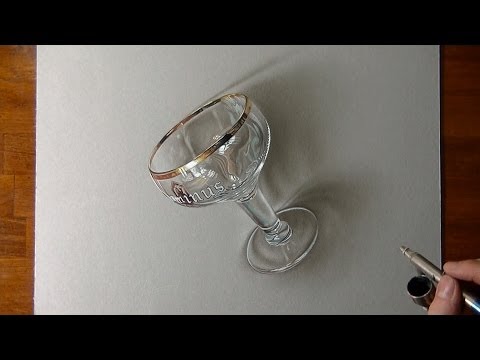 How I drew a beer goblet