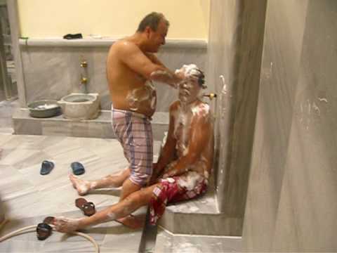 Global Spa Summit 2010 Turkish Bath in the town of Bursa very funny hamam treatments