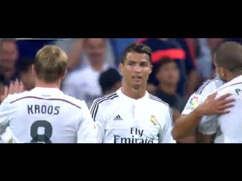 Cristiano Ronaldo Amazing Goal ~ Real Madrid vs Cordoba 2-0 ~ 25/08/2014 HD