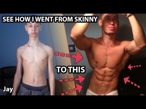 EXTREME Skinny From 110lbs to Aesthetic Muscle Transformation