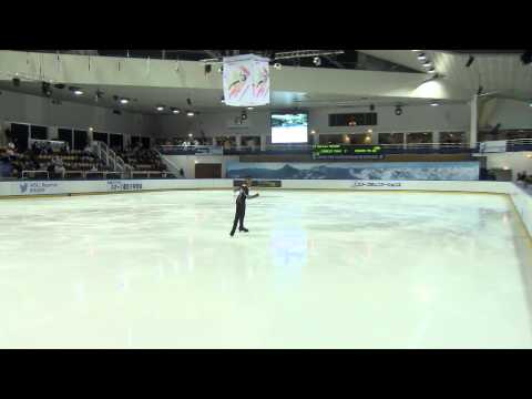 ISU 2014 Jr. Grand Prix Men Courchevel Free Skate Adrien Tesson(FRA)