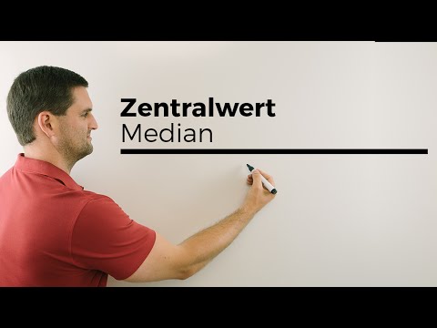 Zentralwert, Median, Wert in der Mitte, Nachhilfe online, Hilfe in Mathe, Lernvideo, Mathehilfe