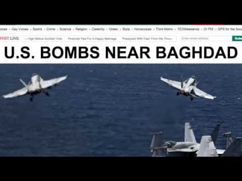 http://www.undergroundworldnews.com
U.S. officials say the United States took the first step in the planned expanded fight against Islamic State militants Monday, going to the aid of Iraqi security forces south of Baghdad who were being attacked by enemy fighters.

The officials say Iraqi forces requested assistance when they came under fire from militants. Officials say the strike represents the newly broadened mission authorized by President Barack Obama to go on the offensive against the Islamic State group wherever it is.

http://news.yahoo.com/ap-sources-first-us-strike-expanded-iraq-fight-223554320--politics.html

http://www.nbcnews.com/storyline/isis-terror/u-s-hits-isis-position-near-baghdad-new-phase-strikes-n203886

http://www.nbcnews.com/storyline/isis-terror/isis-crisis-meeting-kerry-world-leaders-discuss-threat-iraq-n203446