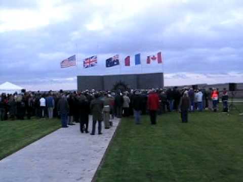 Australian Corps Memorial Rededication Le Hamel Somme France