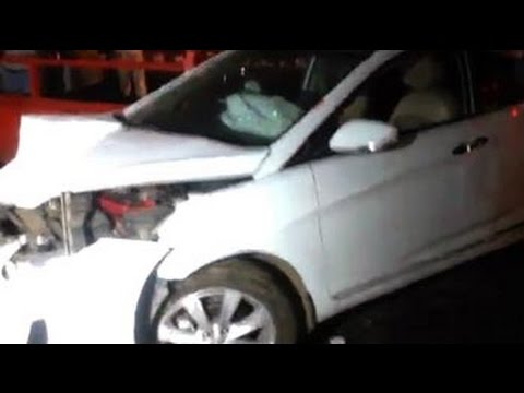 Caught on Camera: Delhi drunk driver almost rams into temple