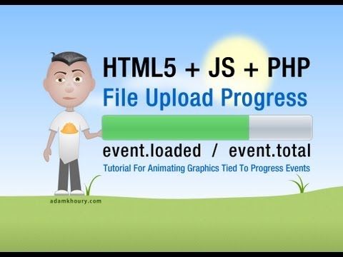 File Upload Progress Bar Meter Tutorial HTML5 Ajax PHP