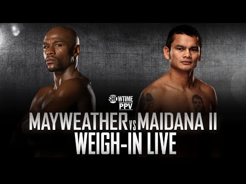 Weigh-In Live: Mayweather vs. Maidana 2 - SHOWTIME Boxing