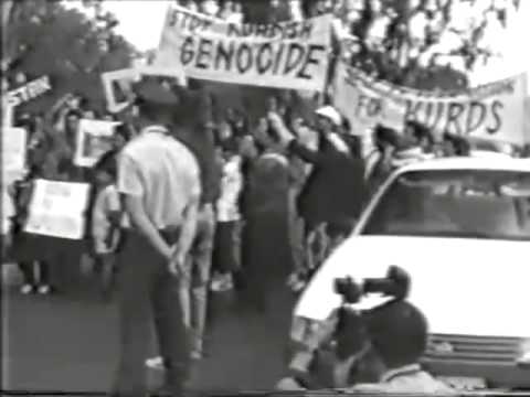 Australian Kurds attack the Iraqi Embassy in Canberra in 1991