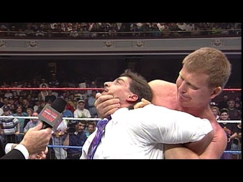 Bob Backlund demonstrates the Cross-Face Chickenwing: Raw,