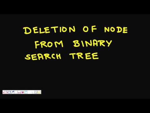 Programming Interview: Deletion of node from Binary Search Tree (BST)