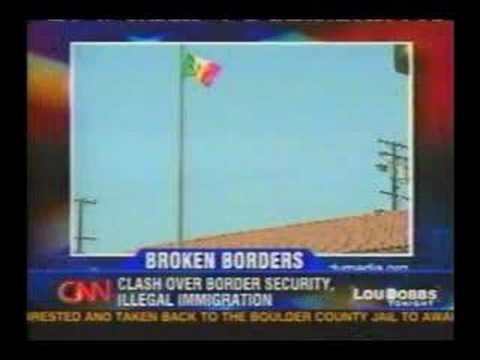 Lou Dobbs - Mexican flag raised in Maywood, California