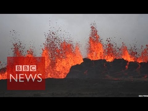 Iceland's Bardarbunga volcano continues dramatic lava eruption - BBC News