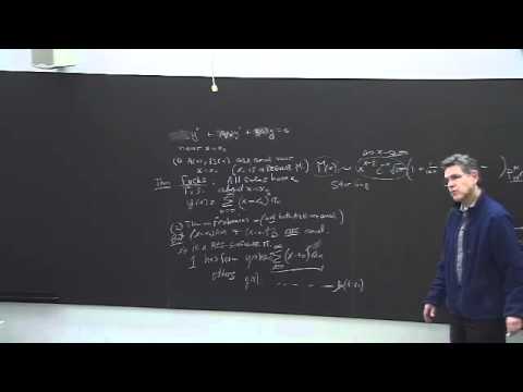 Mathematical Physics 07 - Carl Bender