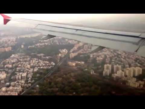 Air India AI130 early morning landing at Ahmedabad airport