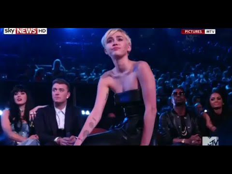 Miley Cyrus Award Winner Sexy Girl MTV VMA 2014 Official Full Show