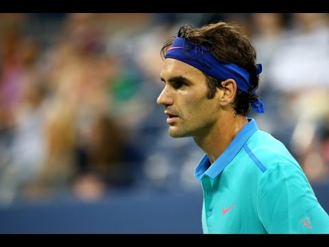 Roger Federer After Match Interview Vs Marcel Granollers US Open 2014 [HD]