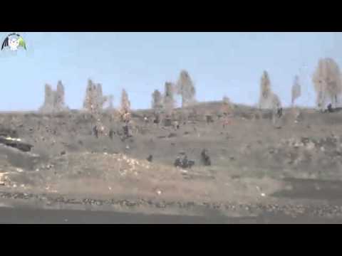 18+ Syria Rebels Clash With Fleeing Assad Army in Quneitra 9-Feb-14 Fafr al Rabi