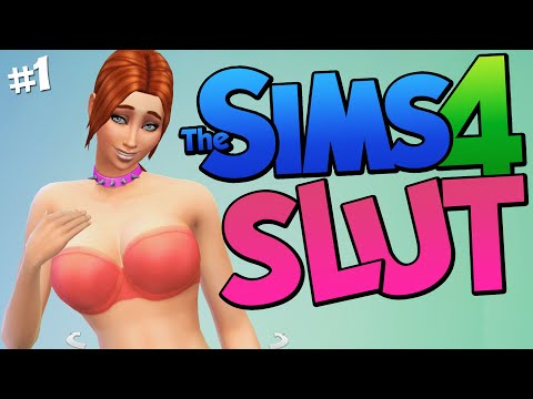 SLUT ON SIMS 4 (The Sims 4 Create a Sim Demo Gameplay) [Lets Play Part 1]