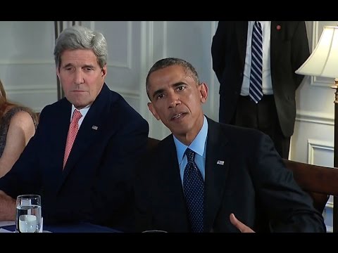 President Obama Delivers a Statement at the Arab Coalition Leaders Meeting