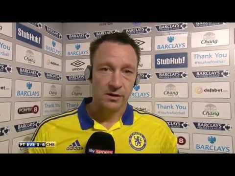 Everton vs Chelsea 3 : 6 - John Terry post-match interview 30/8/2014