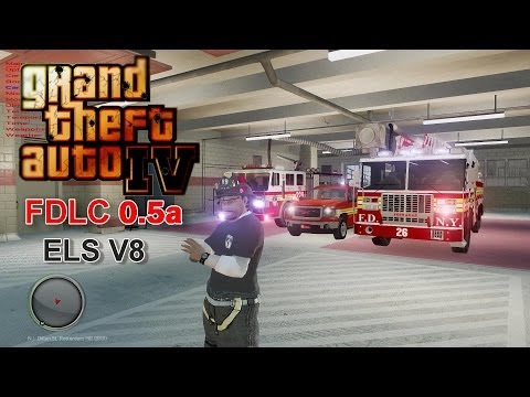 GTA IV - FDNY/ FDLC -  First day with the fire department!