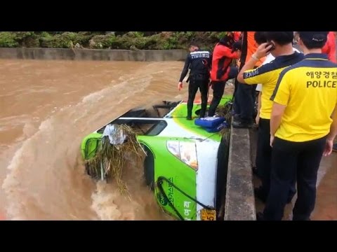 Five dead, five missing after heavy rain hits S. Korea