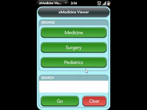 eMedicine viewer