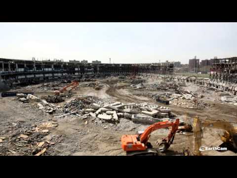 New York Yankee Stadium Demolition Time-Lapse