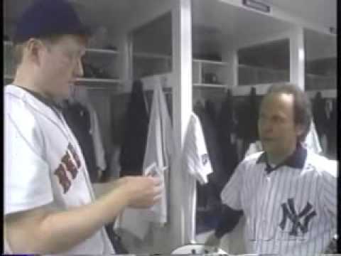 Conan and Billy Crystal Visit Yankee Stadium