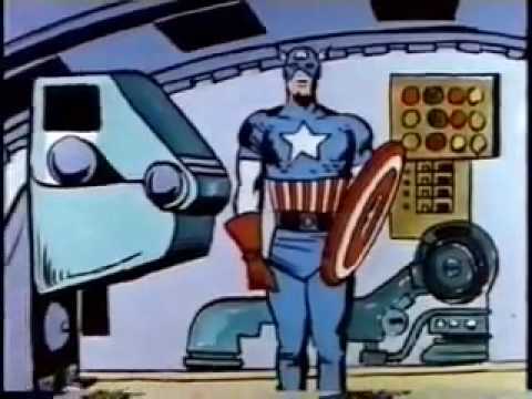 Captain America - The Return Of Captain America (1966) Original Cartoon Part 1