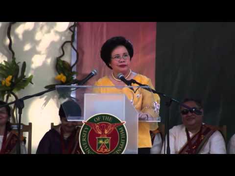 Sen. Miriam Defensor Santiago's Speech at UP Cebu