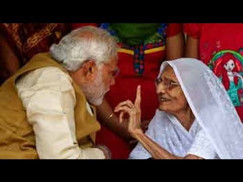 Election Results 2014: armed with massive victory, Narendra Modi meets his mother